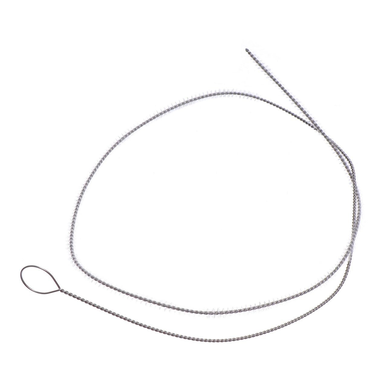 Healvian 50cm Long Nylon Test Tube Cleaning Brush for Narrow Bottles and Jars, 0.3cm Diameter, Suitable for Lab and Home Use