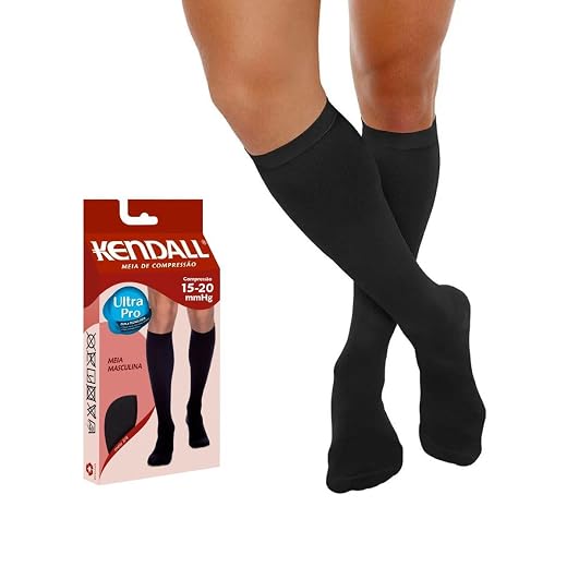 Kit 2 Pares de Meia Kendall 3/4 Compressão 1802