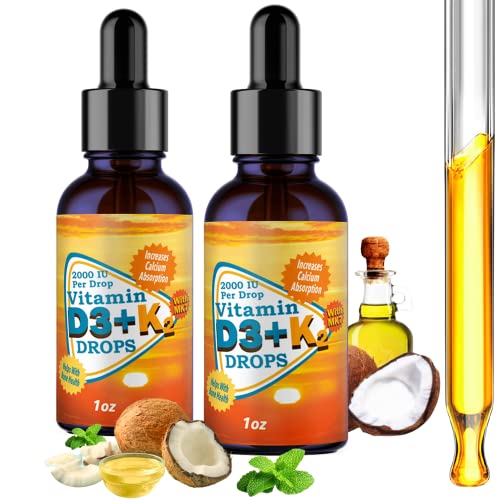 Anumed Bundle Natural Vitamin (D3 + K2 2,000 Iu) With Organic Mct Oil, Vitamin A (Retinol) 1250Mcg, K2 (Mk4,Mk7), Vitamin E. (D3 + K2 10,000 Iu) + Hyaluronic Acid With E Cream. 100% Vegan, Non-Gmo. #TOP1