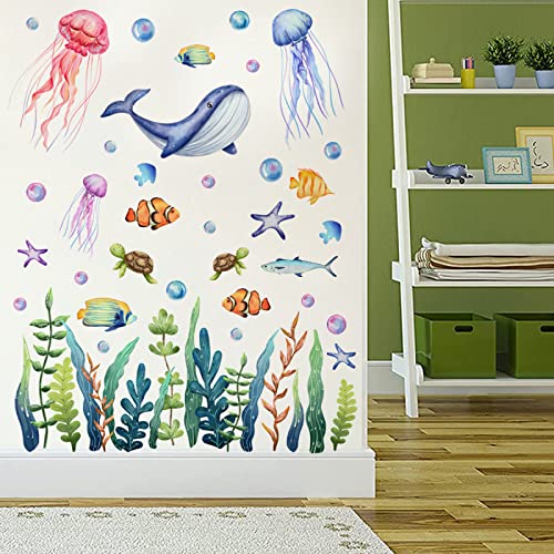 Vinilos decorativos de animales marinos en vinilo PVC ecológico miniatura 4