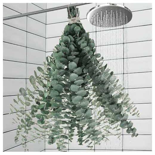 11 PCS Real Dried Eucalyptus Stem for Shower & Bathroom Decor - 17'' Large Natural Fresh Eucalyptus Leaves Hanging Plants, Shower Stuff Green Home Vase Decor, DIY
