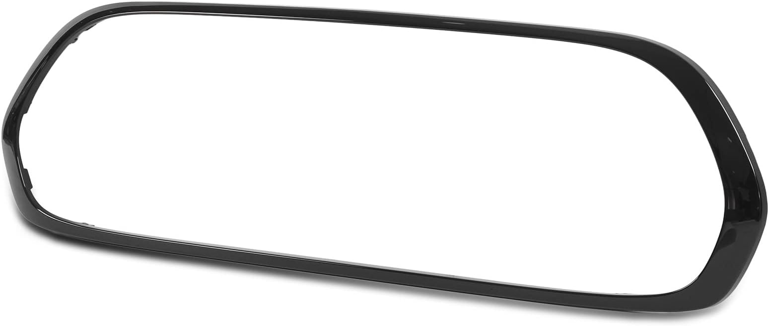 Akozon Front Bumper Grille Cover, 51137449207 Grille Surround Cover Trims Glossy Black Replacement for Mini F55 F56 F57 One Cooper S JCW 2014+