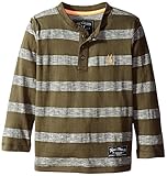 Nine Threads Boys' Striped Henley Pullover
