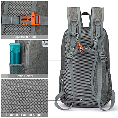 G4Free Mini 10L Hiking Backpack Lightweight Small Hiking Daypack Travel Shoulder Backpack Day Pack For Men Women(Gray) #TOP4