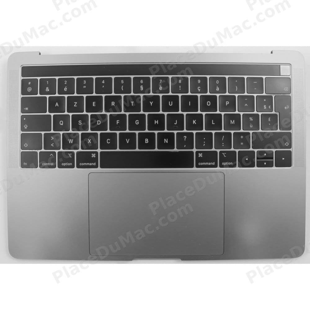 reboot Cover superiore per tastiera francese (A2159) grigio laterale MacBook Pro Retina Touchbar 13 2019 (2porte) compatibile Apple Grade A