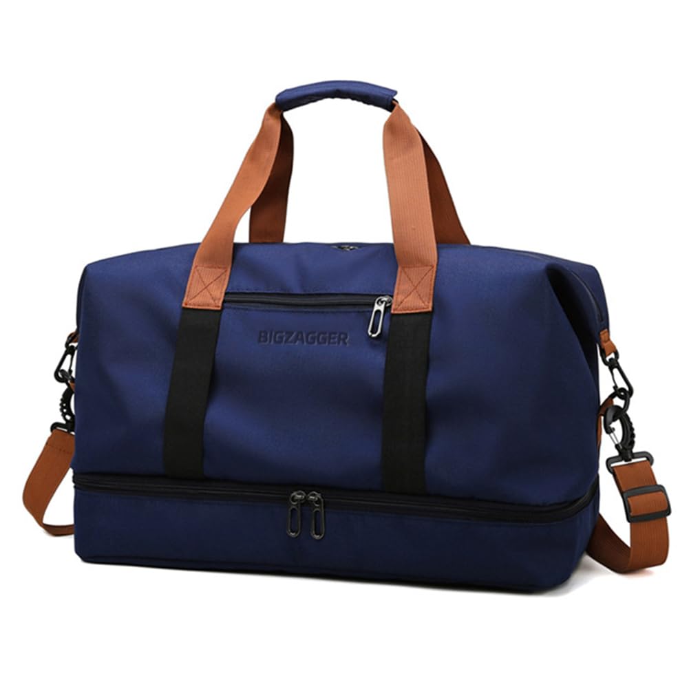 Bigzagger Travel Duffle Bag, All-Purpose Sports Bags Gym Bag for Men & Women