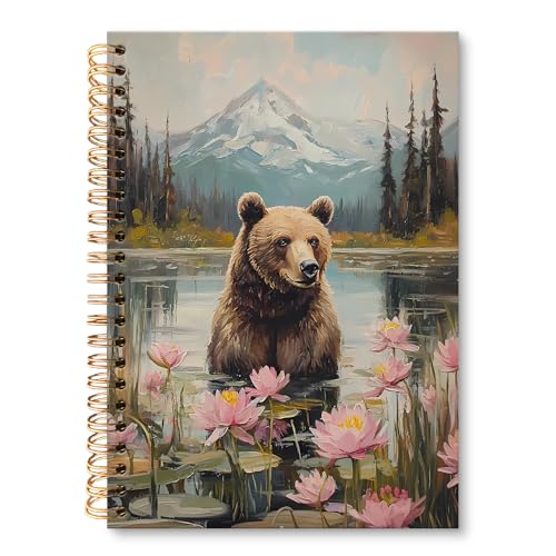 Carnet floral vintage de qualité supérieure avec papier épais et reliure robuste