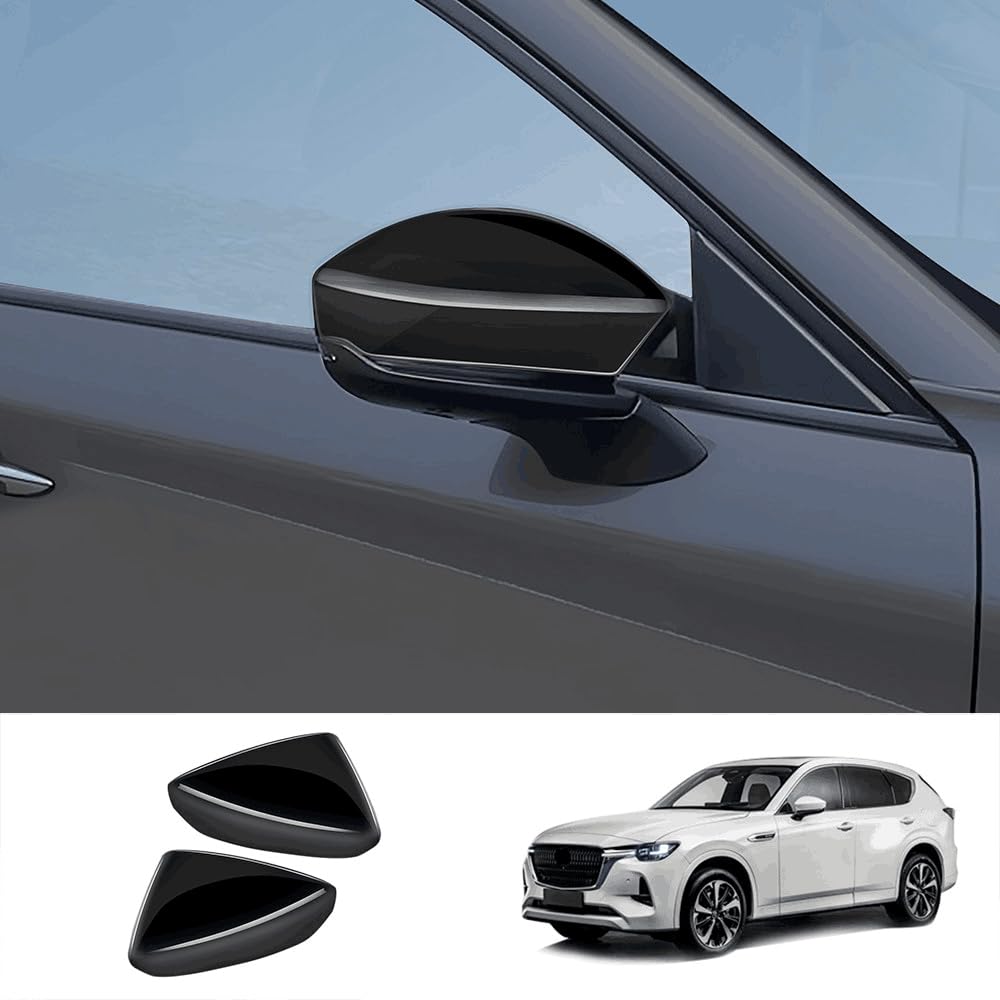 Osłona lusterka bocznego samochodu do Mazda CX-60 CX60 2022 2023 2024 akcesoria do dekoracji zewnętrznych, części osłony lusterka wstecznego