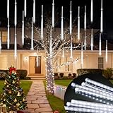 Fácil de usar: la iluminación de Navidad exterior con un práctico enchufe está lista para usar. La iluminación navideña exterior combina estilo y funcionalidad.