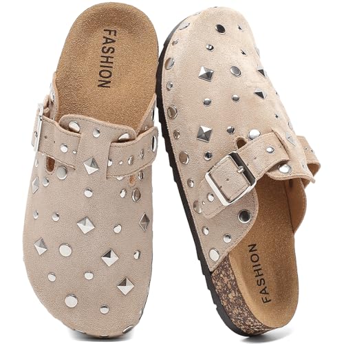 Jesindr Sabots et Mules Confortables pour Homme et Femme - Chaussures Antidérapantes avec Boucle Réglable pour Intérieur et Extérieur