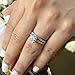 Moissanite Engagement Ring Set, 0.75 Ct. Certified Oval Cut Moissanite Engagement Ring Set, 14k Yellow Gold Finish Moissanite Ring Set For Women