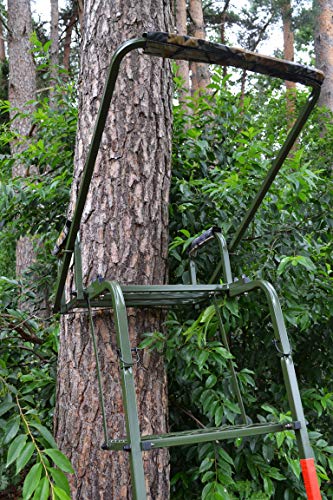 Foto von FARM-LAND Ansitzleiter Wiesenblick Baumleiter Ansitz Hochsitz Hochstand Leiter