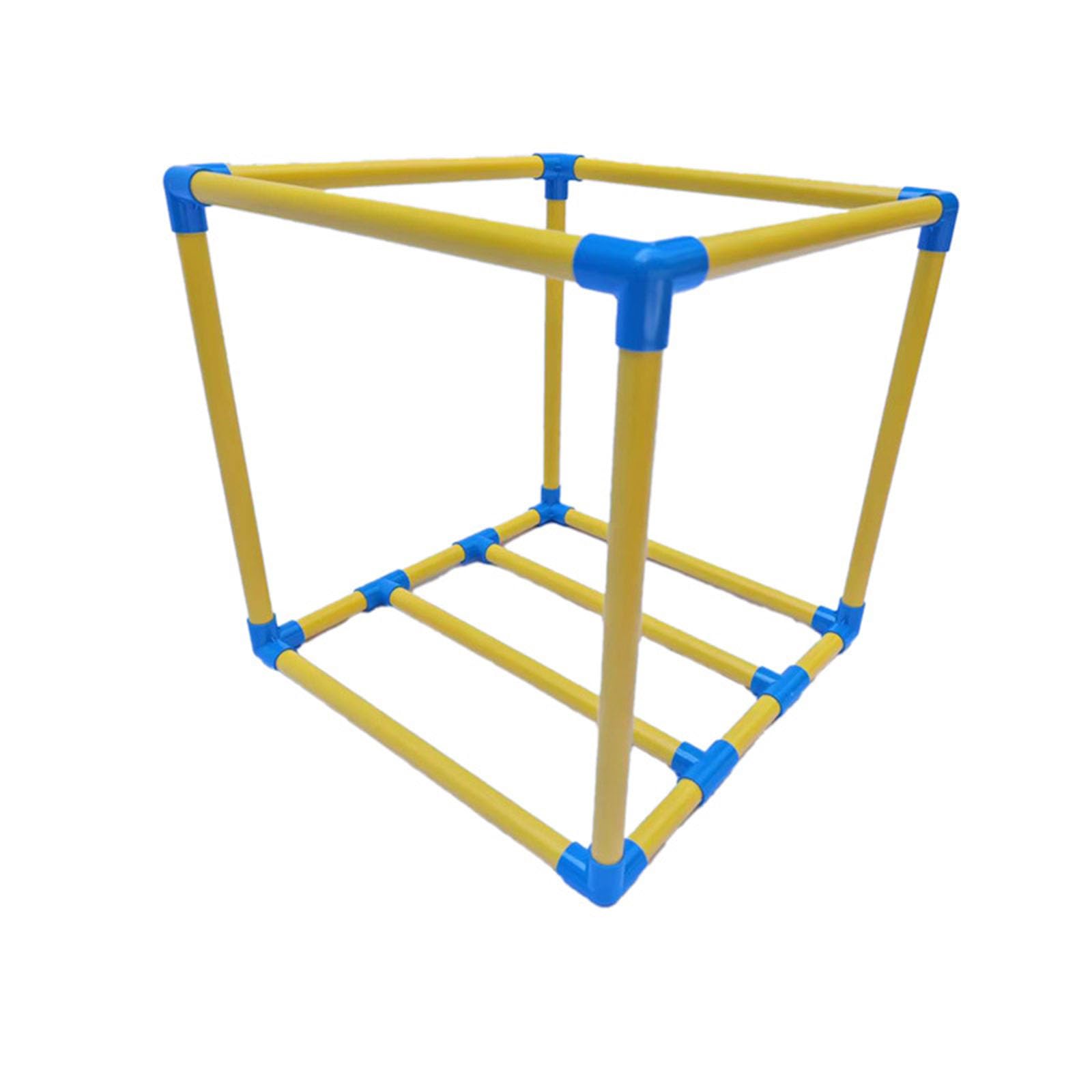 Set da palestra con tubo in PVC verde per animali domestici, con difficoltà divertenti per cani e adulti, attività stimolante, organizza la costruzione di attrezzature per l'addestramento degli