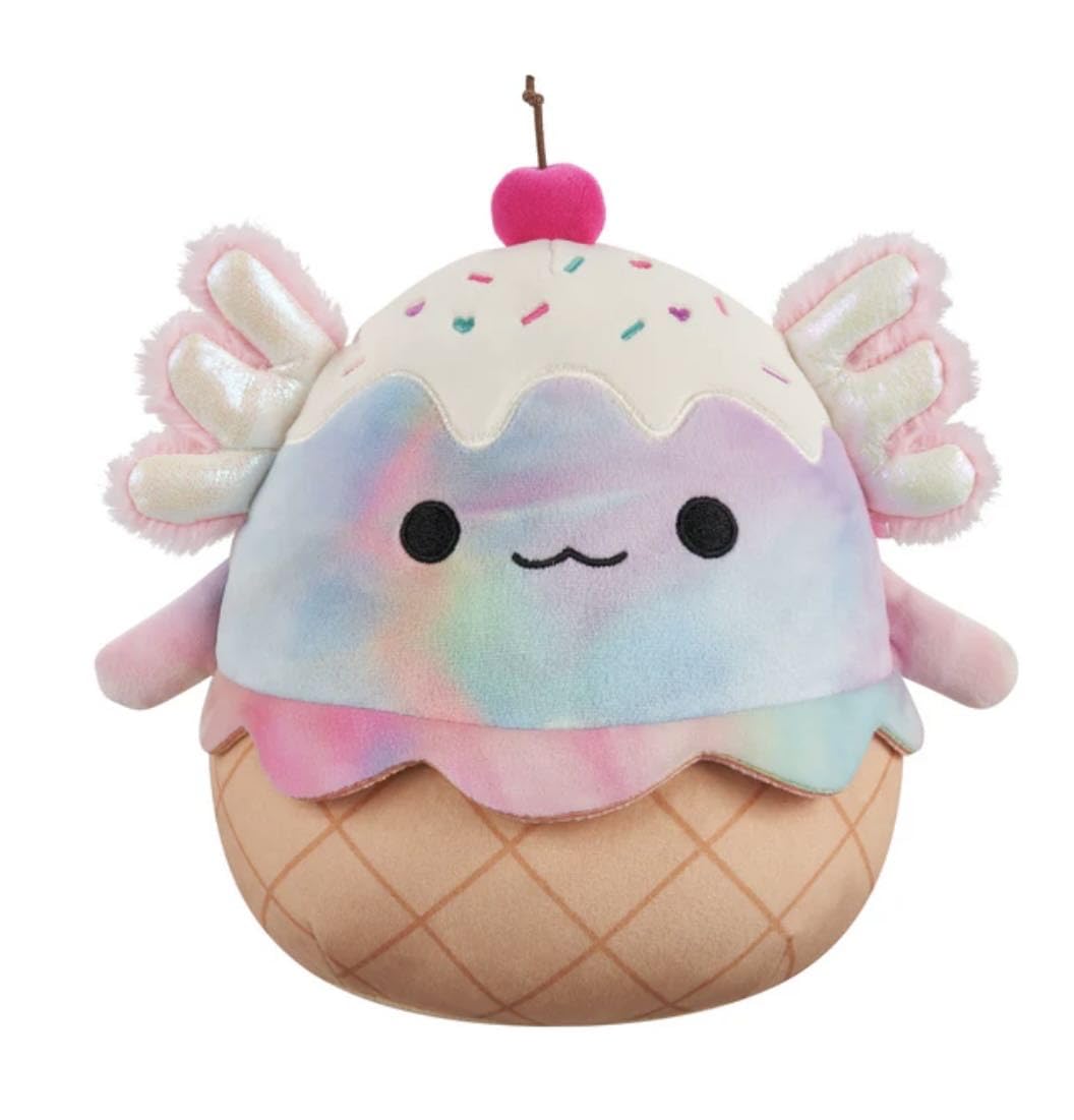 Squishmallows 2025 Original 8-Inch Valentine Squad Plush - Collectible Soft & Squishy Mini Stuffed Animal Toy - Add to Your Squad - Gift for Kids, Girls & Boys (Chandler Chocolate Dip Shark): Squishmallows 2025 Original 8-Inch Valentine Squad Plush - Collectible Soft & Squishy Mini Stuffed Animal Toy - Add to Your Squad - Gift for Kids, Girls & Boys (Tinley The Ice Cream Axolotl)