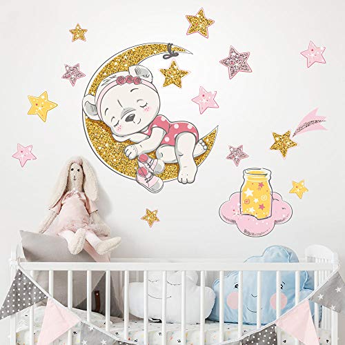 kina - R00544 Wall stickers for kids printed on wallpaper Wall Art, Colour - Model 3, Deux feuilles de 40x30 cm