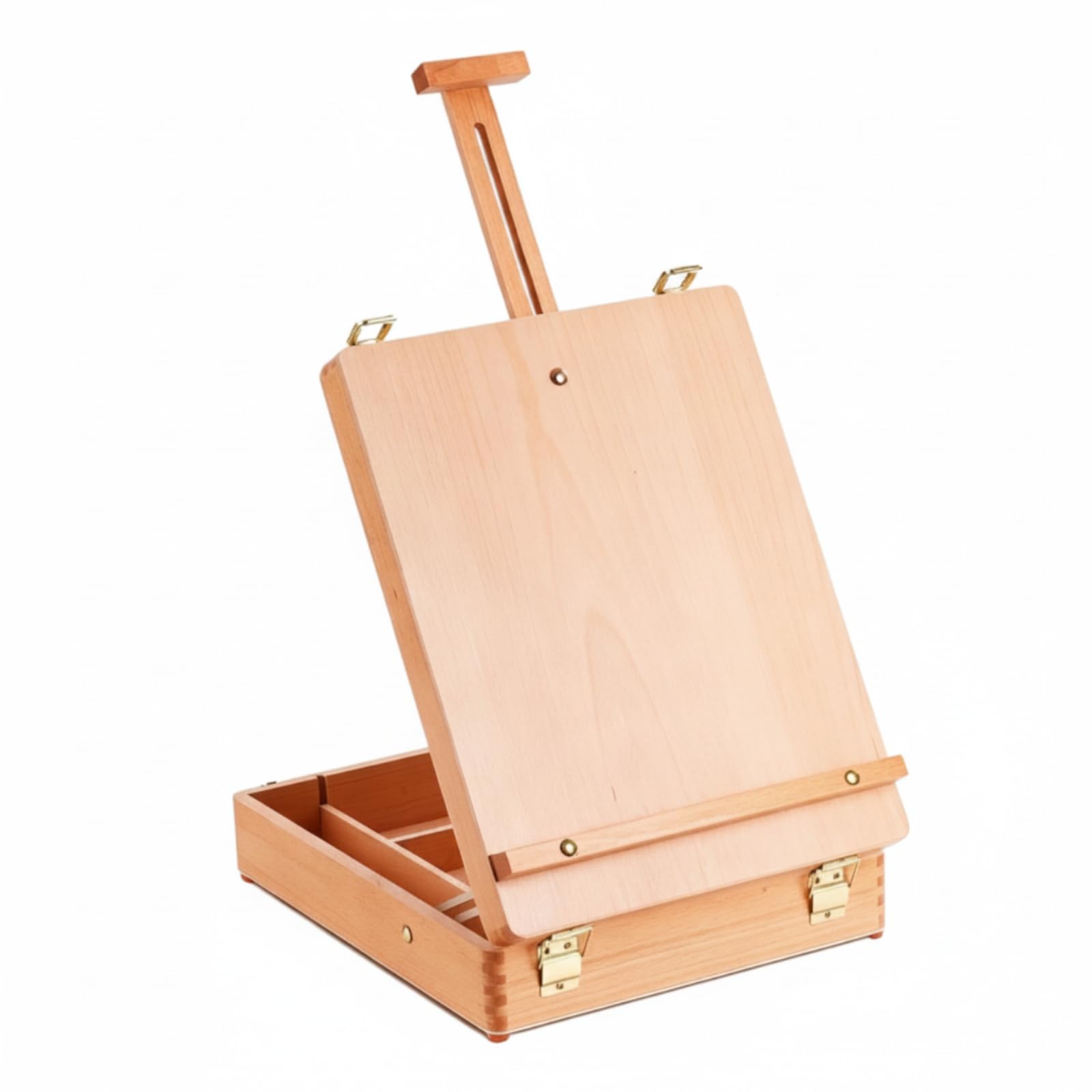 Harilla Boîte D'artiste En Bois Portable Coffret à Pinceaux Rectangulaire Organisateur pour Atelier, Plein Air, style to 4
