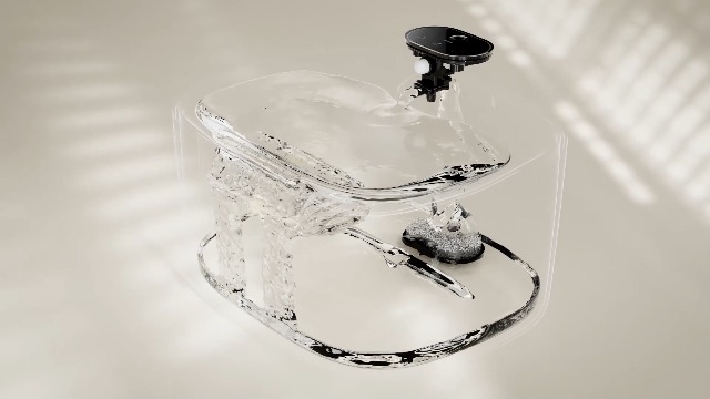 Amazon | FEELNEEDY 猫給水器 ポンプ不要 ワイヤレス お手入れ時間50