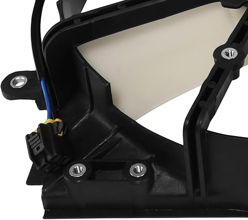 Miniatura 4 de MA3115135 Conjunto de ventilador de refrigeración de radiador estilo fábrica compatible con Mazda 626 MX-6 2.0L MT 1993-1997, 12V, negro