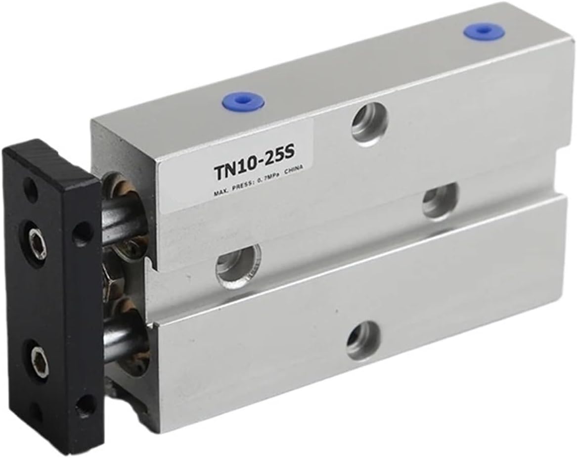 1PCS TN Series Pneumatic Cylinder Double Rod Cylinder Bore TN10 TN16 TN20 TN25 TN32 Stroke 5mm 10mm 20mm 30mm 40mm 50mm Air Cylinder(Stroke 15mm,Bore 10)