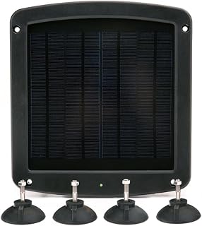 Battery Tender 5 Watt Solar Panel 12V Battery Charger with Charge Controller - IP67 Weatherproof - Windshield Mountable for Motorcycles, Cars, SUVs and Campers - 021-1171