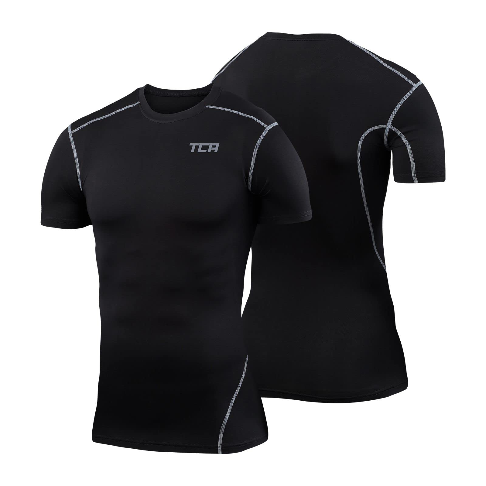 TCA PRO Performance Base Layer Aderente da Uomo Top Termico a Maniche Corte