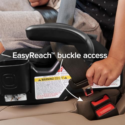 Image of Diono Connect3 RXT Backless Booster, Slim Fit 3-Across in Many Mid-Sized Sedans and SUVs, for Children from 40-120 lbs., Lightweight with Latch connectors