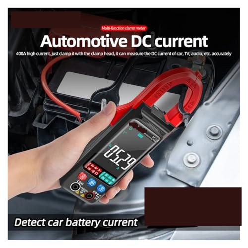 Multimètre à pince AC/DC 400A doté d'un grand écran couleur rétroéclairé