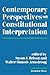 Contemporary Perspectives On Constitutional Interpretation