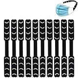 YOKFUN 10PCS Black Mask Extender, Anti-Tightening Ear Protector Decompression Holder Hook Ear Strap Accessories Ear Grips Extension Mask Buckle Ear Pain Relieved (Black)