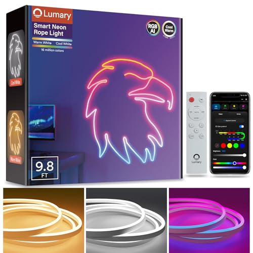 Tira de luz LED RGBW inteligente Lumary 9.8 pies miniatura 1