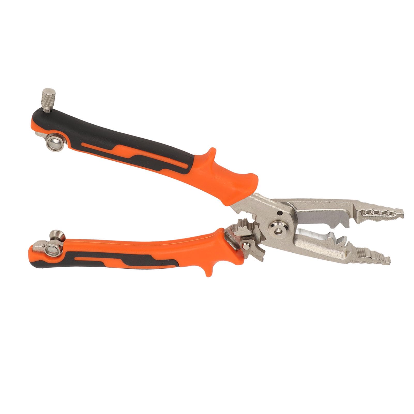 8-inch Wire Stripper, Cutter, Crimper for Electrical Cable Cutting, with CRV Material, PVC Handle, Suitable for 1.5mm Iron Wire, Steel Wire, Stripping Range 0.5-16mm², AWG18-4/0