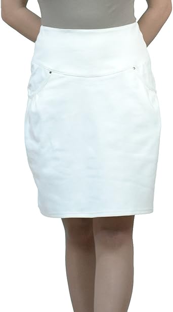 white denim skirt 12