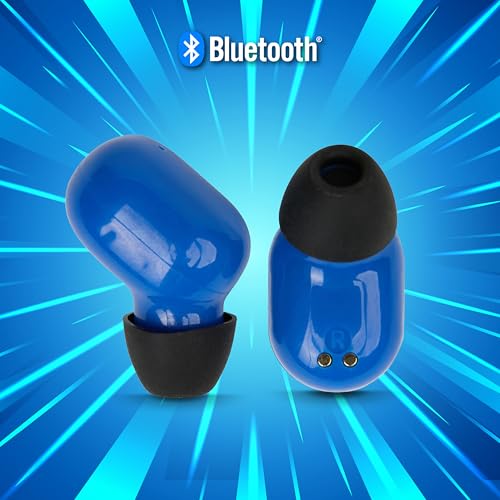 Image of Sakar - Wireless Earbuds Sonic, True Wireless Bluetooth Earbuds with Active Noise Cancelling, in-Ear Headphones with Charging Case, Sonic Blue