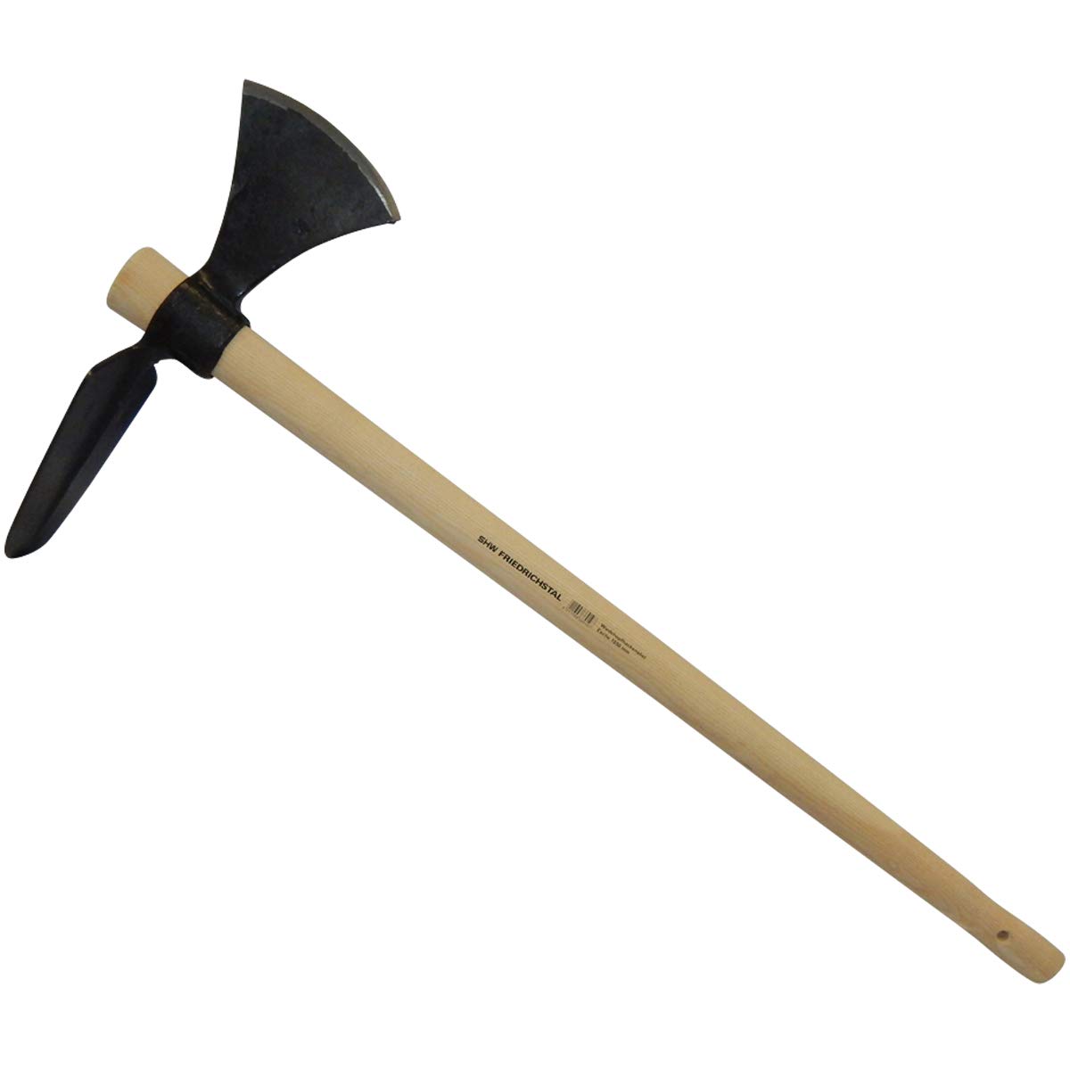 Wiedehopf Gartenhacke Hacke mit Ovalblatt, robust geschmiedet mit 105cm Eschenstiel von SHW-FIRE