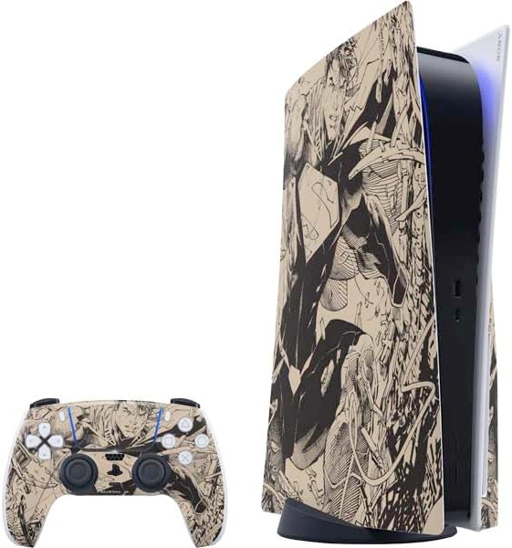 Vista 7 de Skinit Decal Gaming Skin Compatible with PS5 Bundle - Officially Licensed DC Comics Superman Unchained #1 Original Cover Design