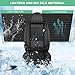 JIAMAOXIN Seat Covers Fit for Jeep Cherokee 2014-2023: Car Seat Covers Full Set Ice Leather Breathable with Lumbar Support (5 Seats, Black)