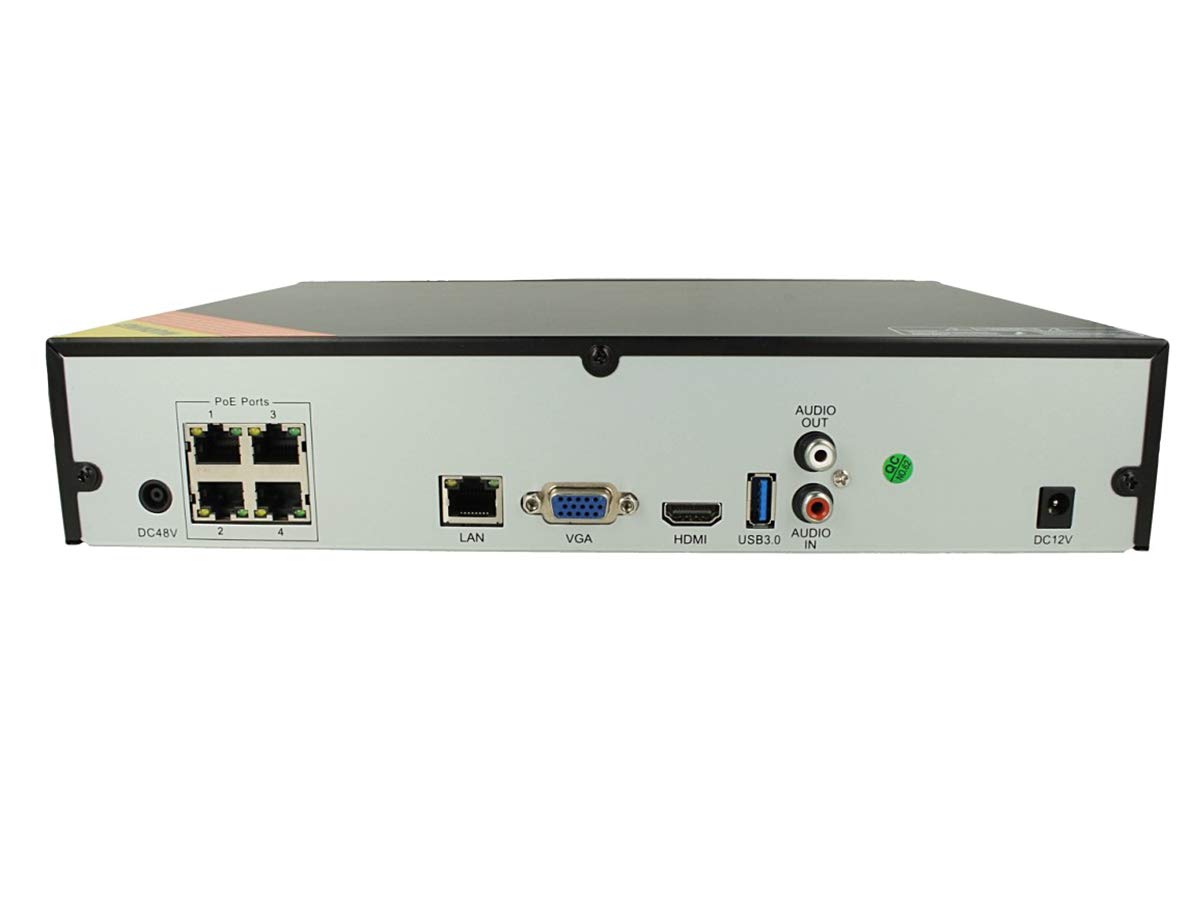 CAME XNVR2808PH Videoregistratore NVR 8 Canali 3MP 4 Porte PoE Hard Disk HDD 1TB Incluso H.264 DC12V
