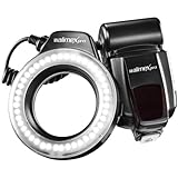 Lieferumfang: Walimex Pro Makro LED Ringlicht, Netzteil, Gewindeadapter für Objektive mit 49, 52, 55, 58, 62, 67 mm Filterdurchmesser