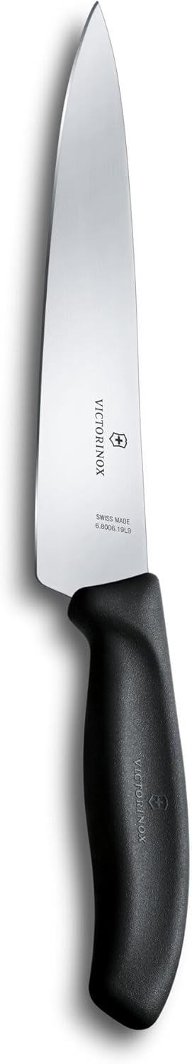 Victorinox Swiss Classic 8 Inch Carving Knife, Black