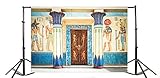 Yeele 8x6ft Ancient Egyptian Fresco Photography Backdrop Vinyl Shrines Mural Religion Totems Stone Wall Painting Photo Background History Culture Heritage Relic for Photo Video Shoot Studio Props