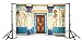 Leowefowa 7x5ft Vinyl Ancient Egyptian Mural Painting Backdrop Pharaoh Hieroglyphics Hand Painted Pillars Religion Artistic Belief Carving Door Photography Background Kids Adults Photo Studio Props