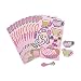 Fun Express Girly Tea Party Sticker Sheets (2 Dozen) Toy