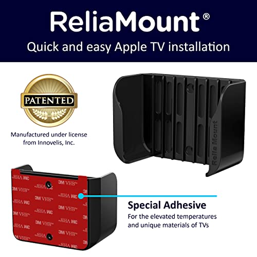 Reliamount Apple Tv Mount – Compatible With All Apple Tv Generations (Including All Apple Tv 4K Models) #TOP5
