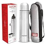 Milton Vacuum Flask for Hot Drink 500 ml (16 oz), Stainless Steel Double Walled Insulated Water Bottle for 24 Hour Hot and Cold Drinks, Leak Proof, BPA Free, Thermosteel Flip Lid