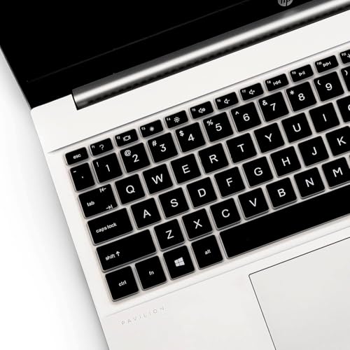 Image of Oaky Keyboard Protector for HP Pavilion 15.6 inch 15t 15z 15-eg /eh /er | 15t-gh /eh Series. 15t /15z-eg.. Laptops - Black Silicone Keyboard Cover