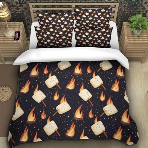 Housse de couette super douce résistante aux lavages lit king size motif armée - 5