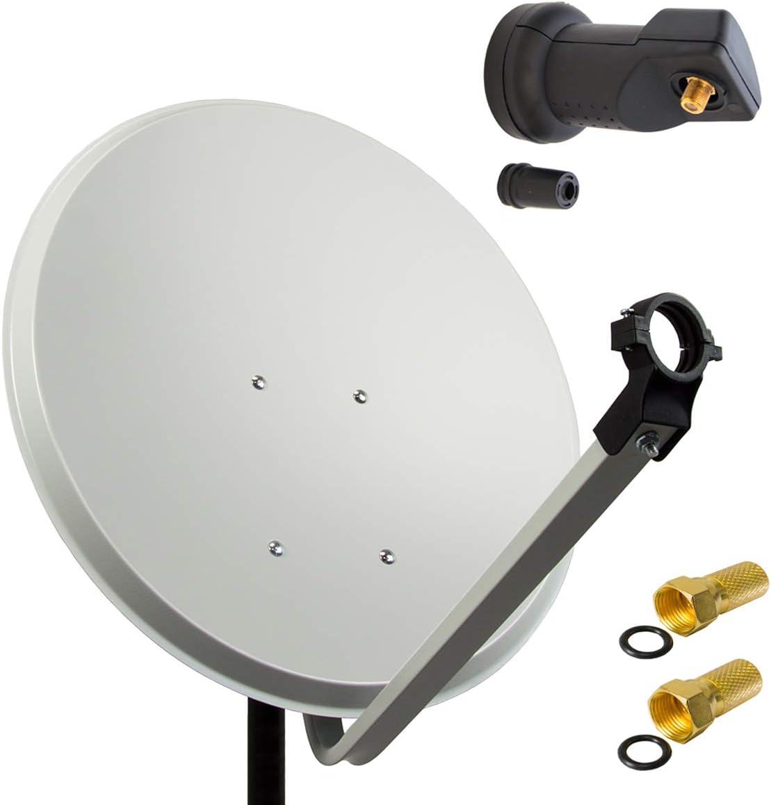 Antenna Satellitare Selfsat H30D4 Piatta Con LNB Quad Per 4 Utenti - 54.7x27.7x5.8 Cm, 4.5 Kg - Foto 9