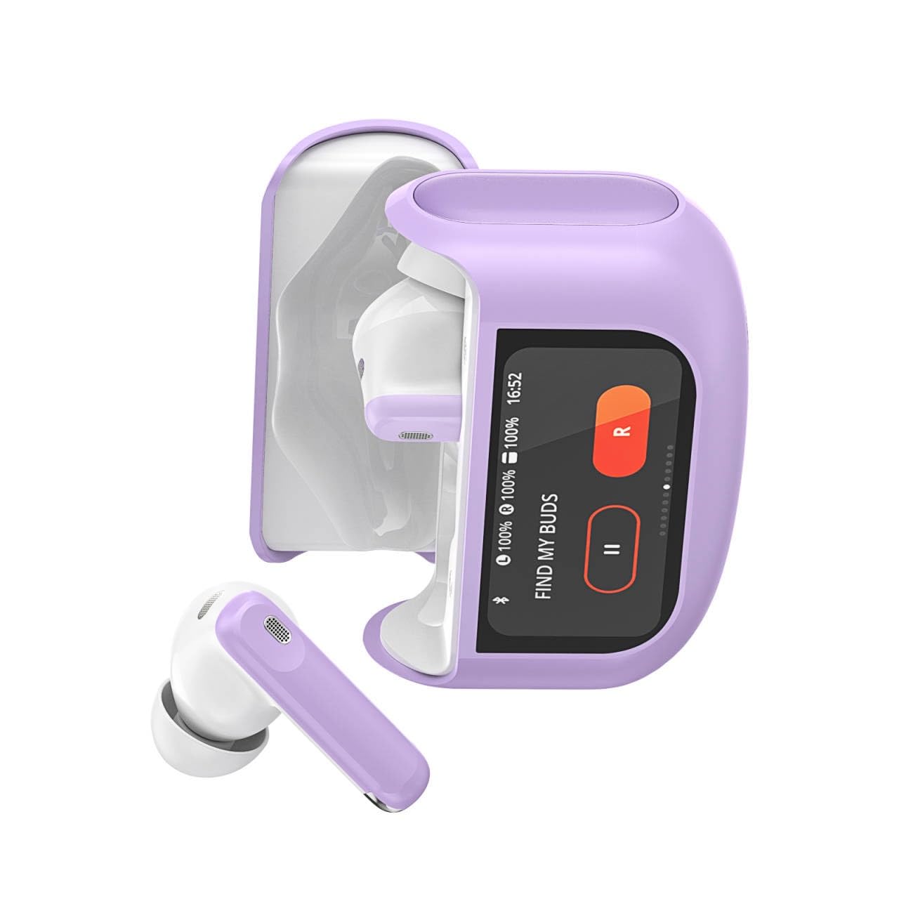 2026 Wireless Earbuds, Bluetooth 5.4 Headphones In Ear with Multifunctional Touch Screen, 48H HiFi Stereo Ear Buds with ANC/ENC Noise Cancelling/Transparency Mode, 5 EQ Modes, IPX7 Earphones for Sport — view 10