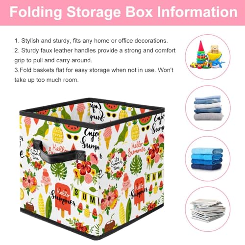 Boîte de rangement pliable pour vêtements et linge de maison - 4