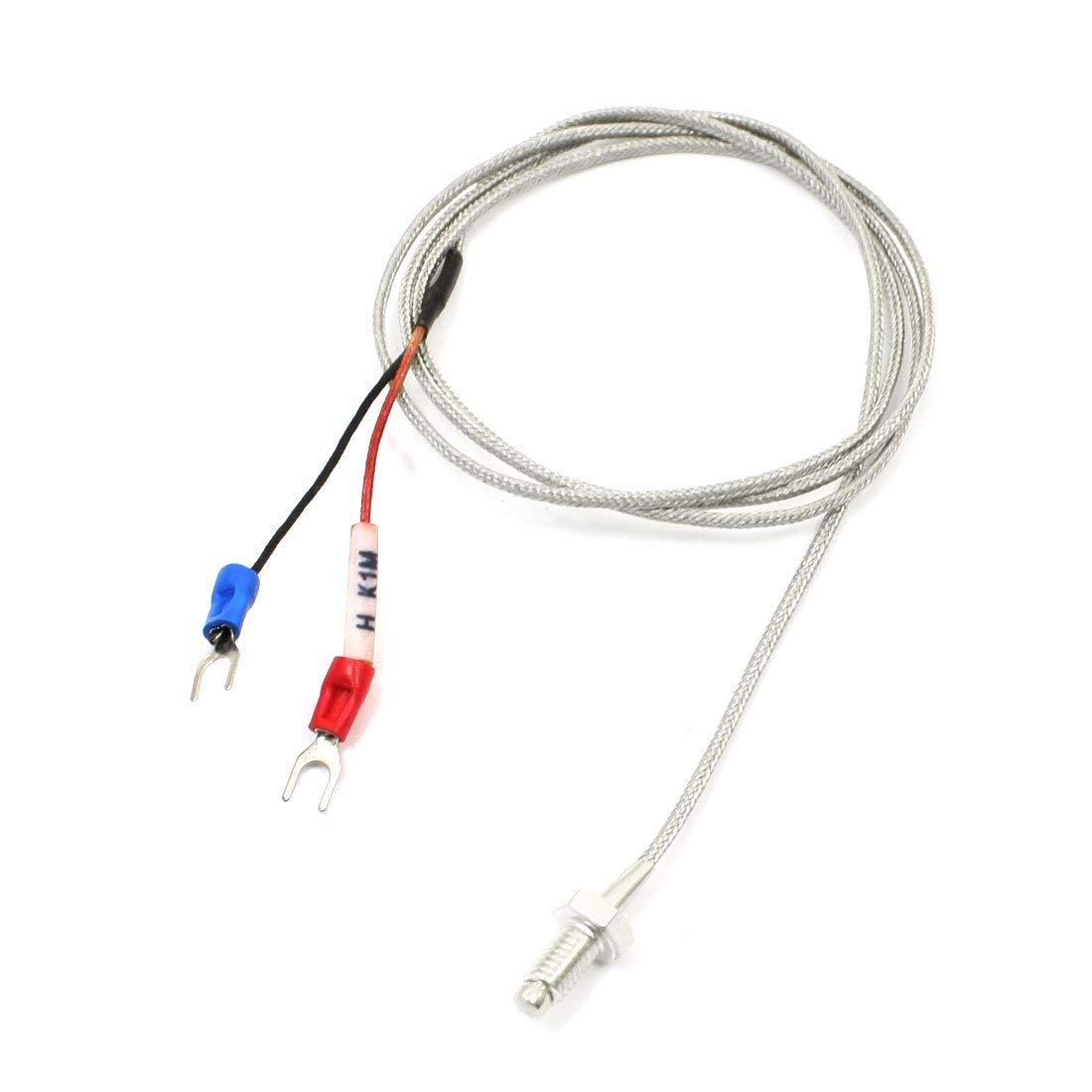 KTM Healthcare® 3.3Ft Long Shielded Cable K Type 0-500C Degree Celsius Thermocouple Probe-image-8